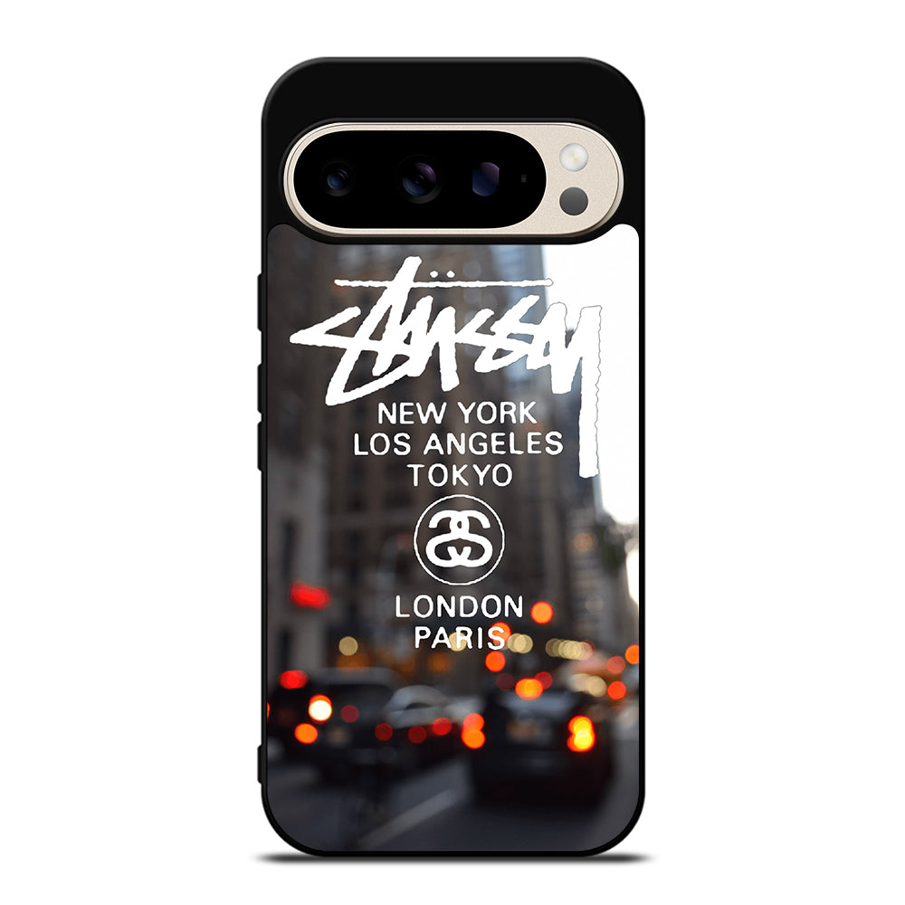 STUSSY CITY LOGO Google Pixel 9 Pro Case Cover