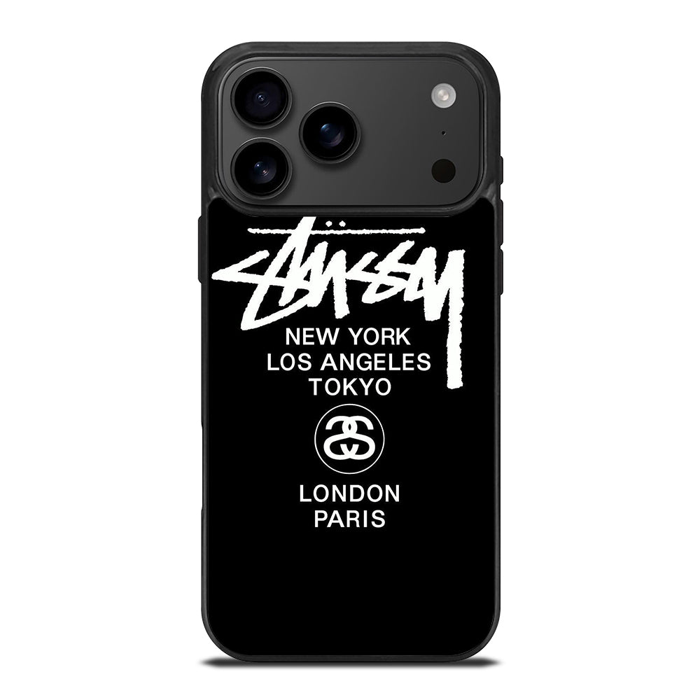 STUSSY NEW YORK iPhone 17 Pro Max Case Cover