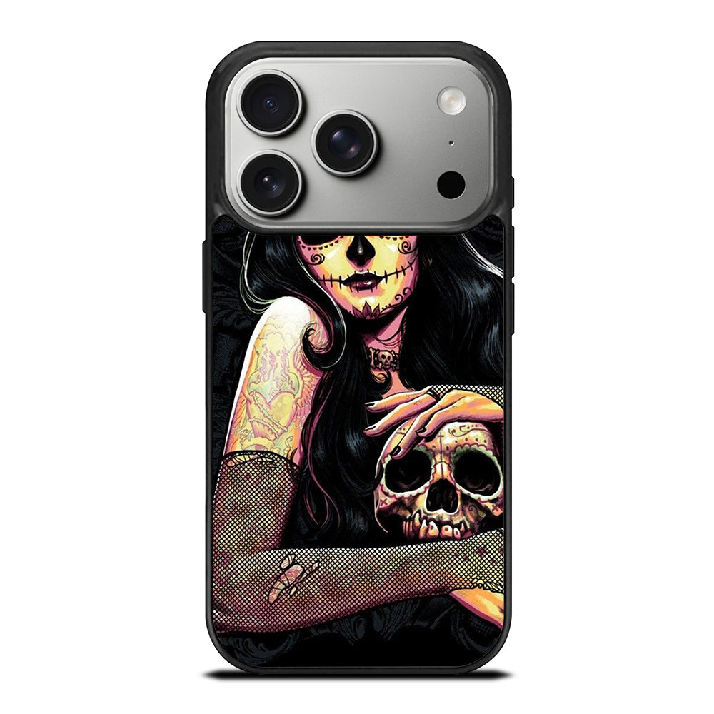 SUGAR SKULL GIRL iPhone 17 Pro Case Cover