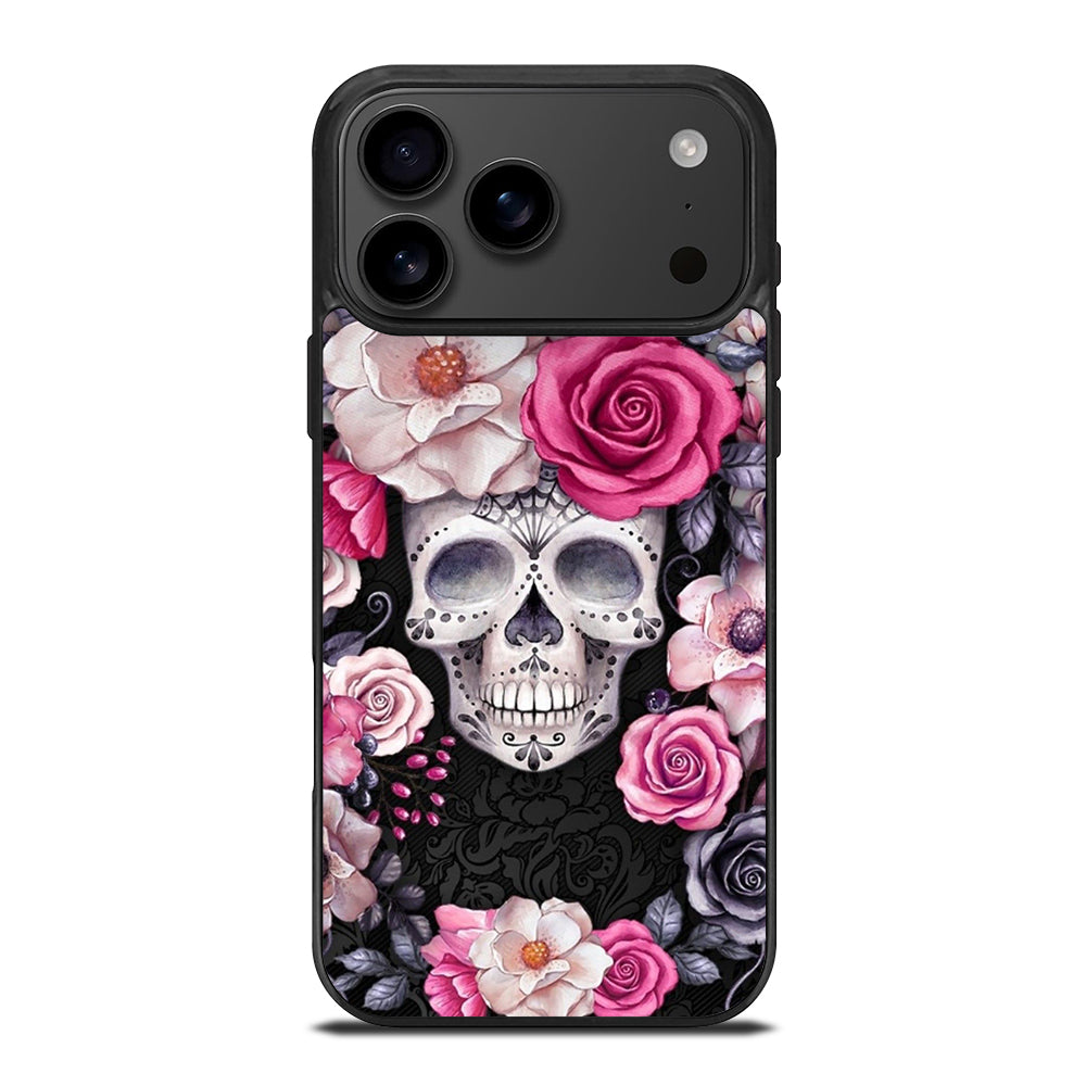 SUGAR SKULL ROSE iPhone 17 Pro Max Case Cover