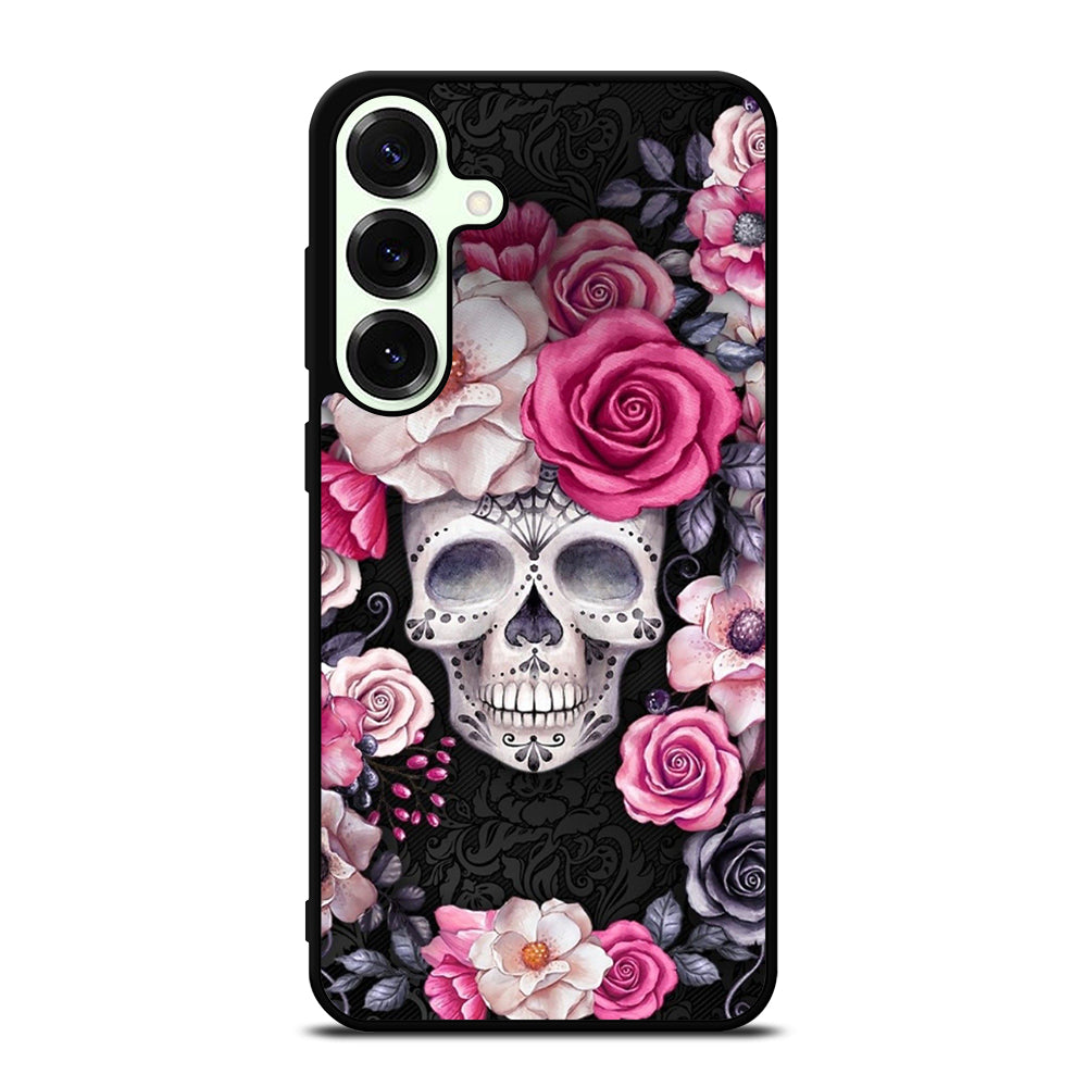 SUGAR SKULL ROSE Samsung Galaxy S26 Plus Case Cover