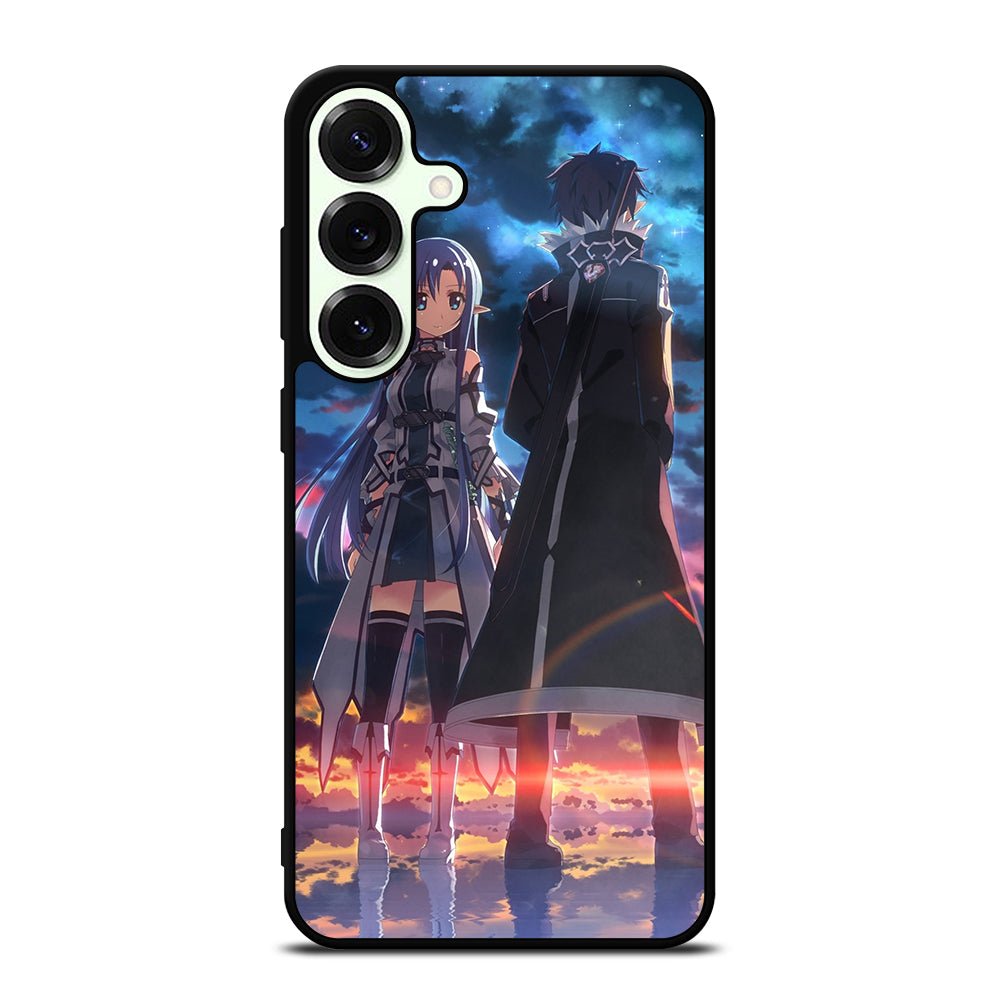 SWORD ART ONLINE ANIME KIRITO AND ASUNA Samsung Galaxy S25 Plus Case Cover
