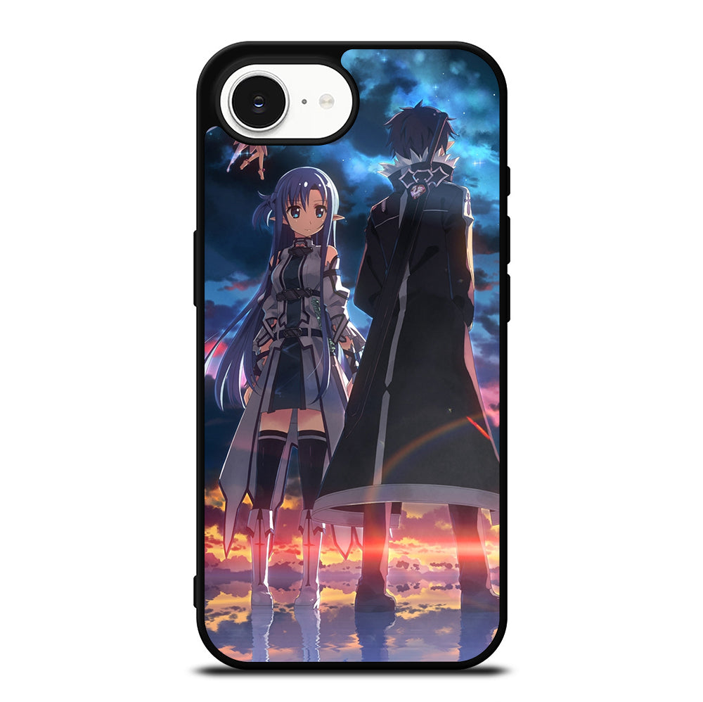 SWORD ART ONLINE ANIME KIRITO AND ASUNA iPhone 16e Case Cover