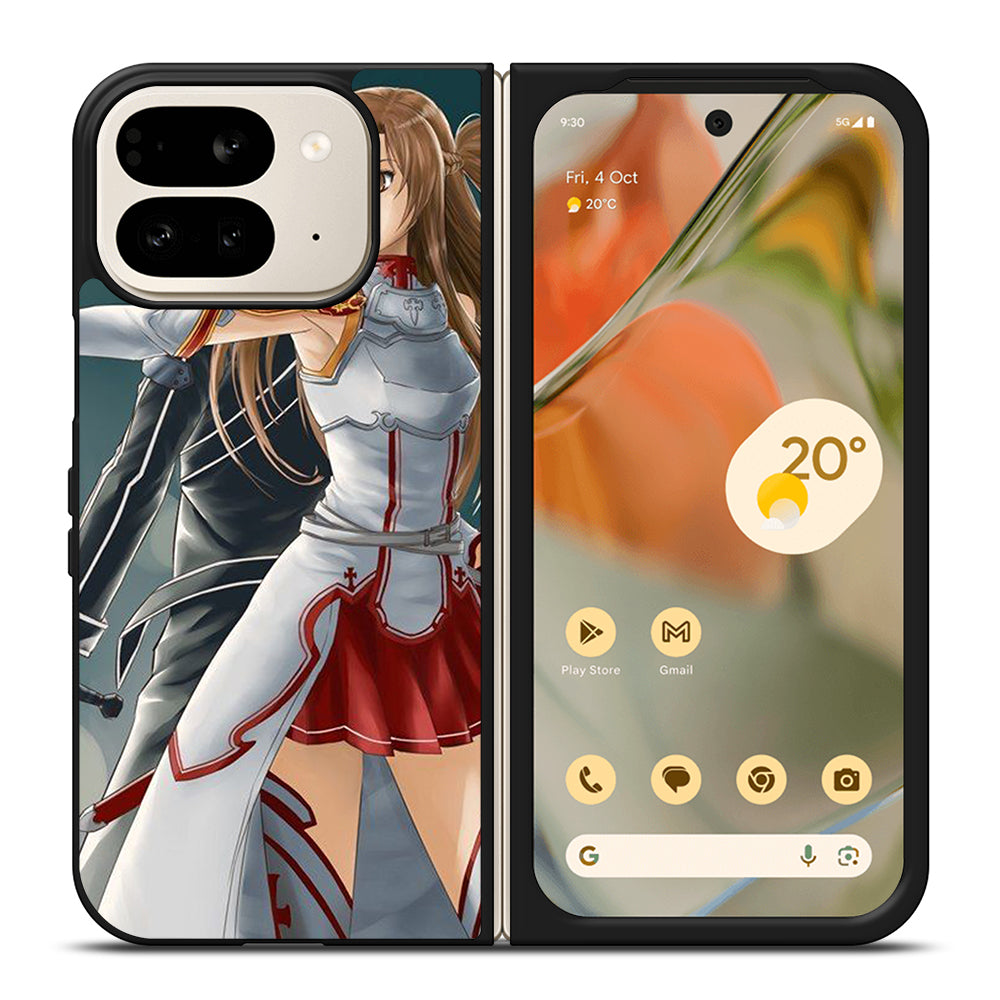 SWORD ART ONLINE KIRITO AND ASUNA ANIME 2 Google Pixel 9 Pro Fold Case Cover