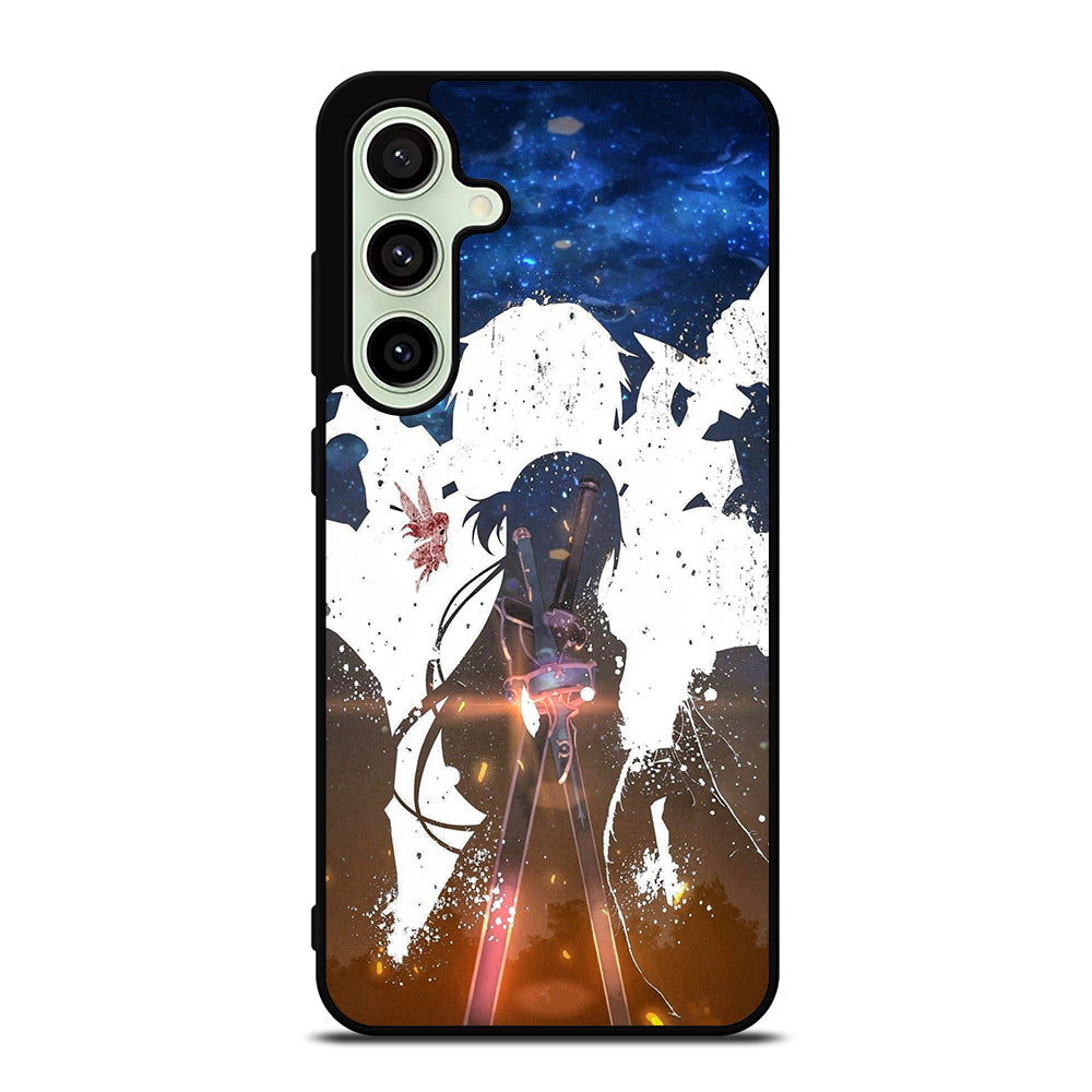 SWORD ART ONLINE KIRITO AND ASUNA ART Samsung Galaxy S24 FE Case Cover