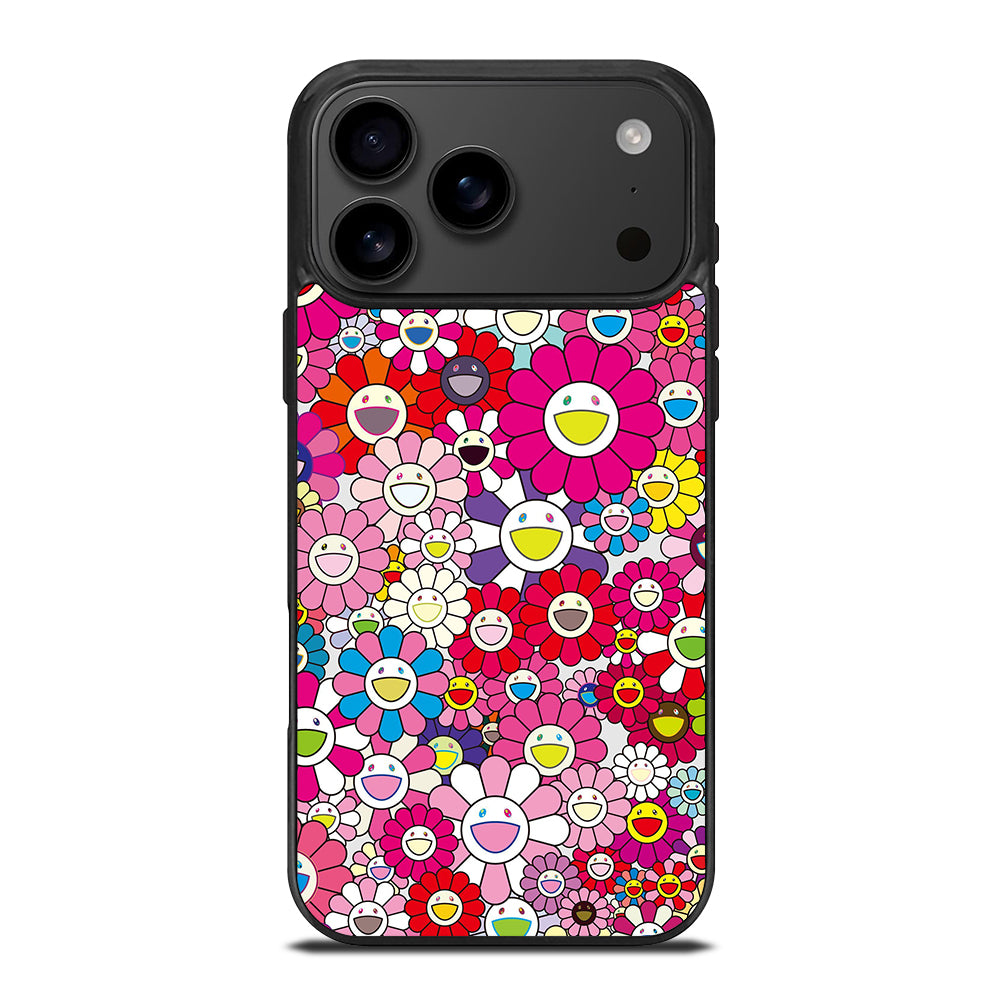 TAKASHI MURAKAMI FLOWERS PINK iPhone 17 Pro Max Case Cover