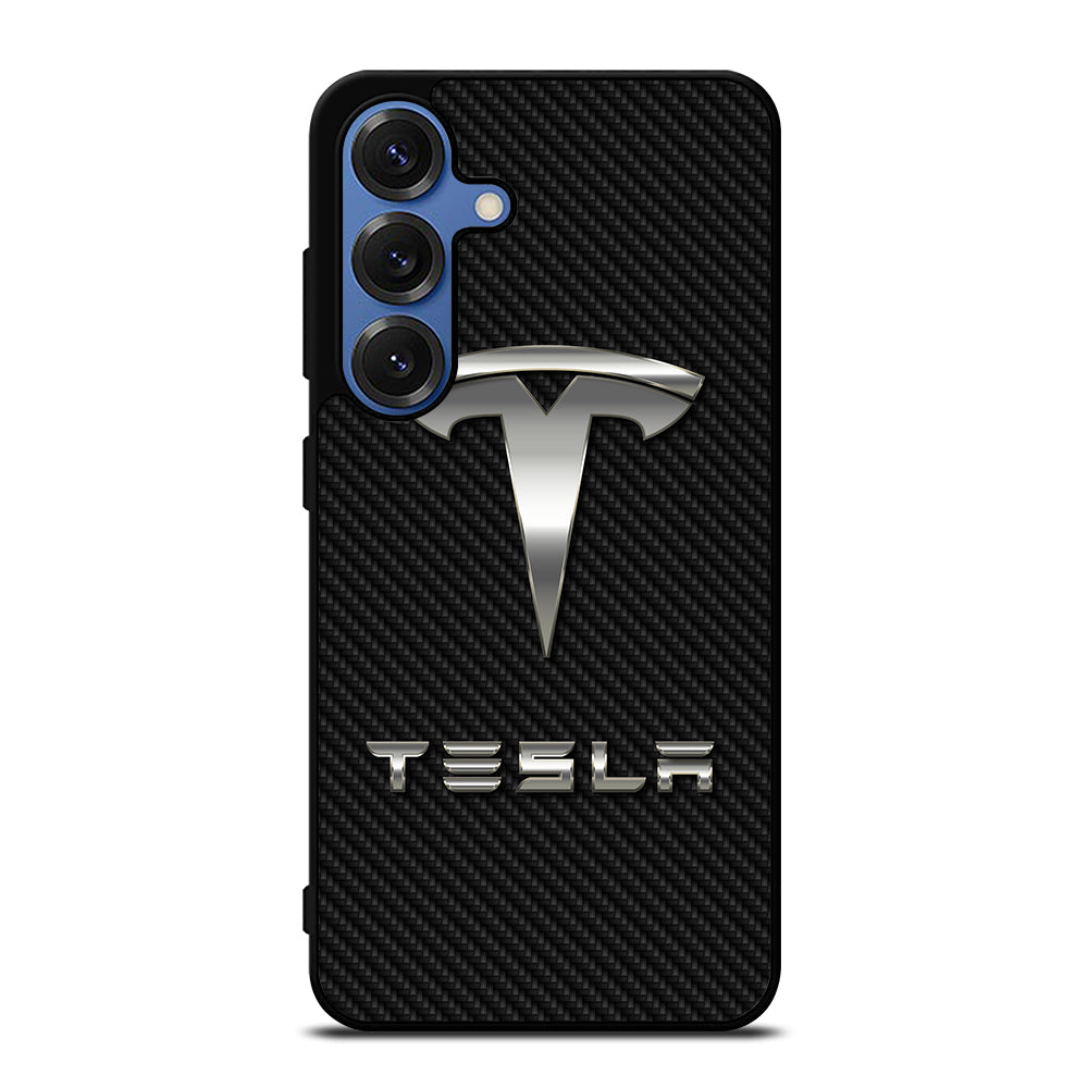 TESLA CARBON LOGO Samsung Galaxy S26 Case Cover