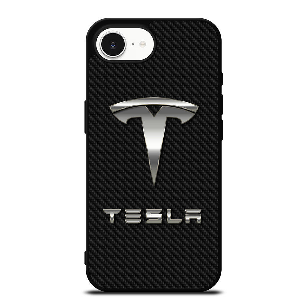 TESLA CARBON LOGO iPhone 16e Case Cover