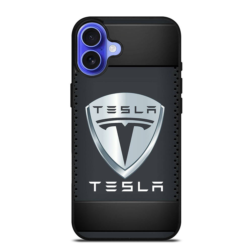 TESLA EMBLEM iPhone 16 Case Cover – casecentro TESLA EMBLEM iPhone 16 Case Cover – casecentro