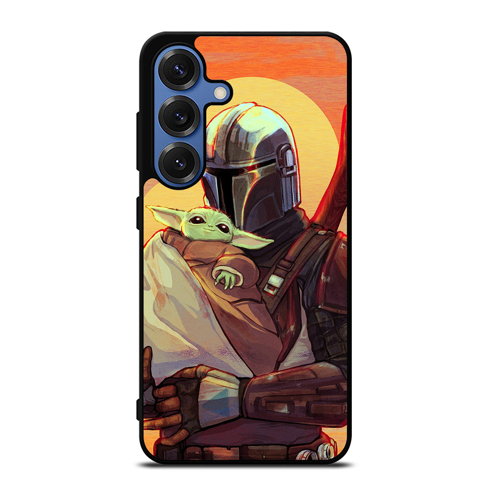THE MANDALORIAN AND BABY YODA 2 Samsung Galaxy S25 Case Cover
