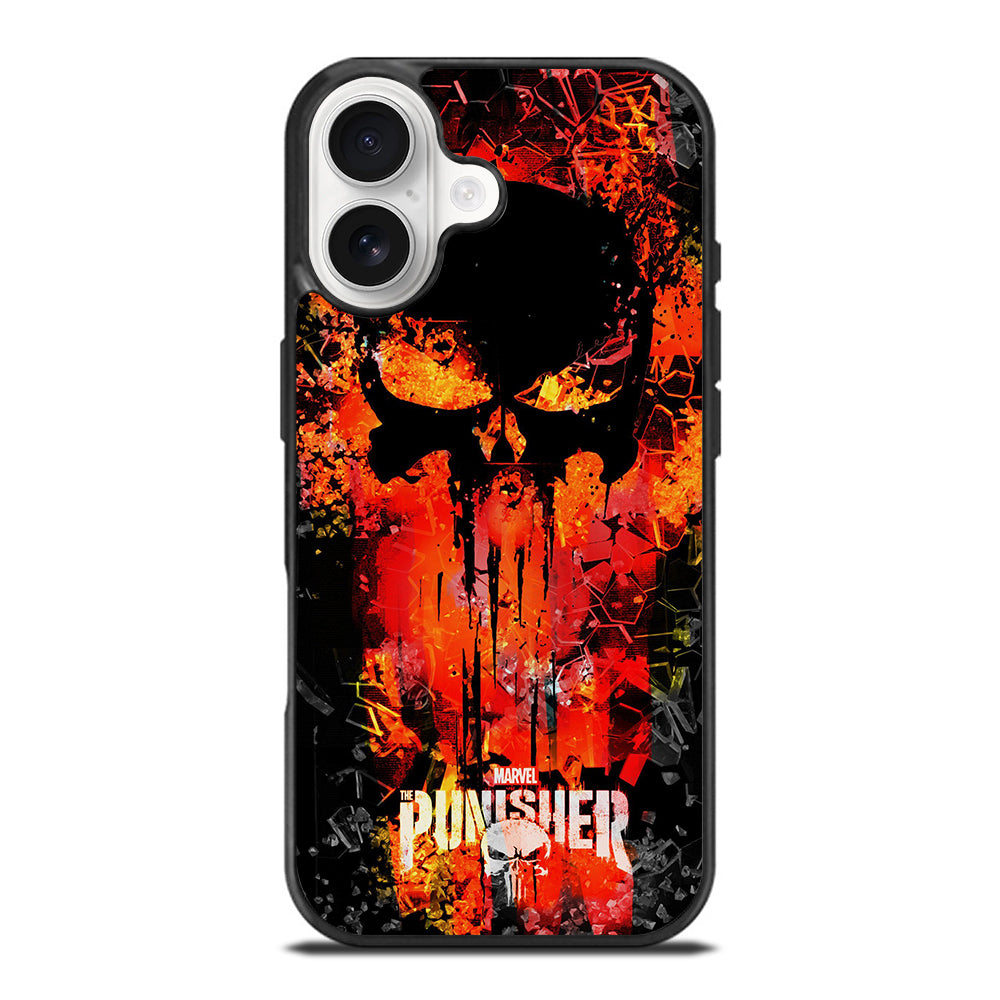 THE PUNISHER MARVEL SKULL LOGO 2 iPhone 17 Case Cover