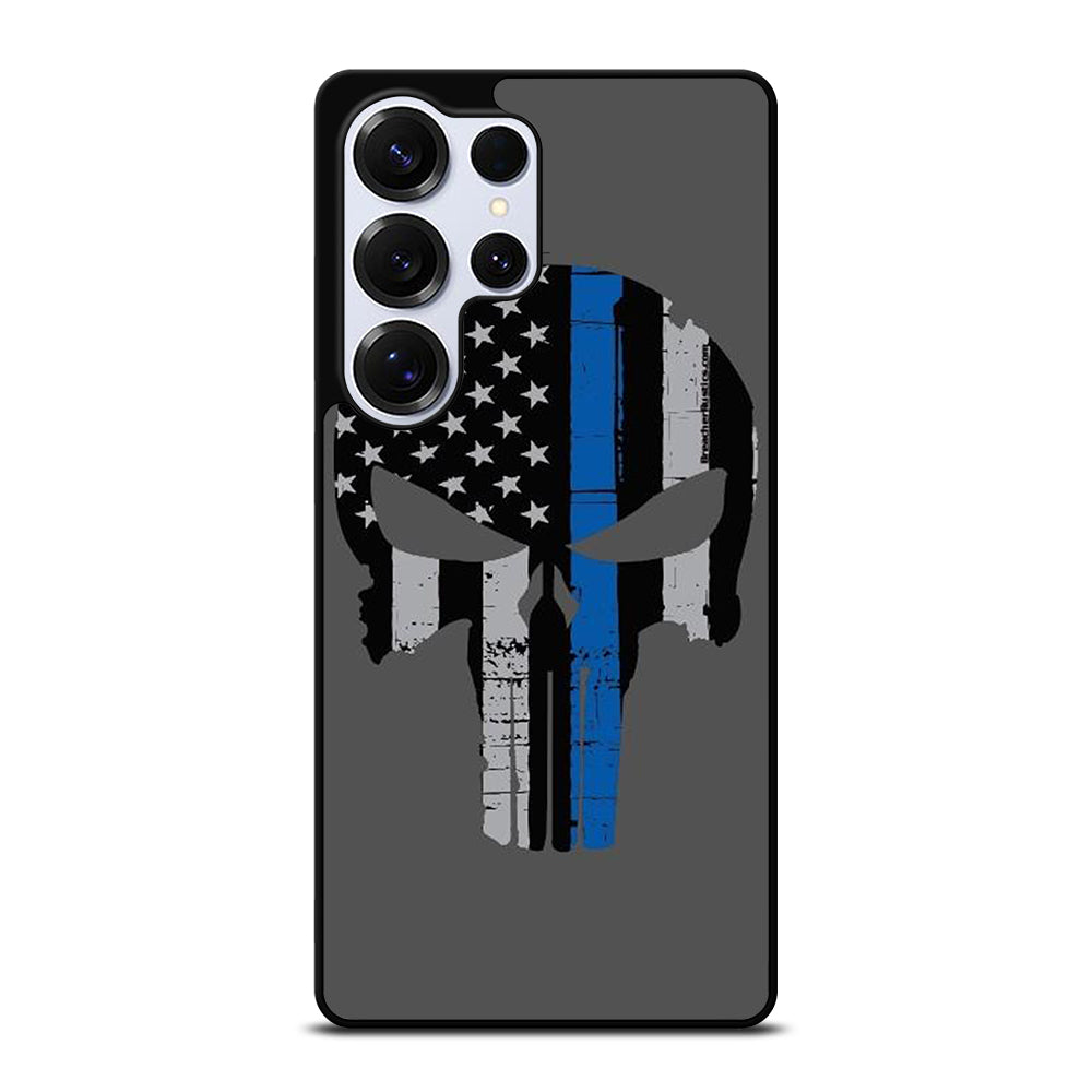 THIN BLUE LINE PUNISHER SKULL 2 Samsung Galaxy S25 Ultra Case Cover