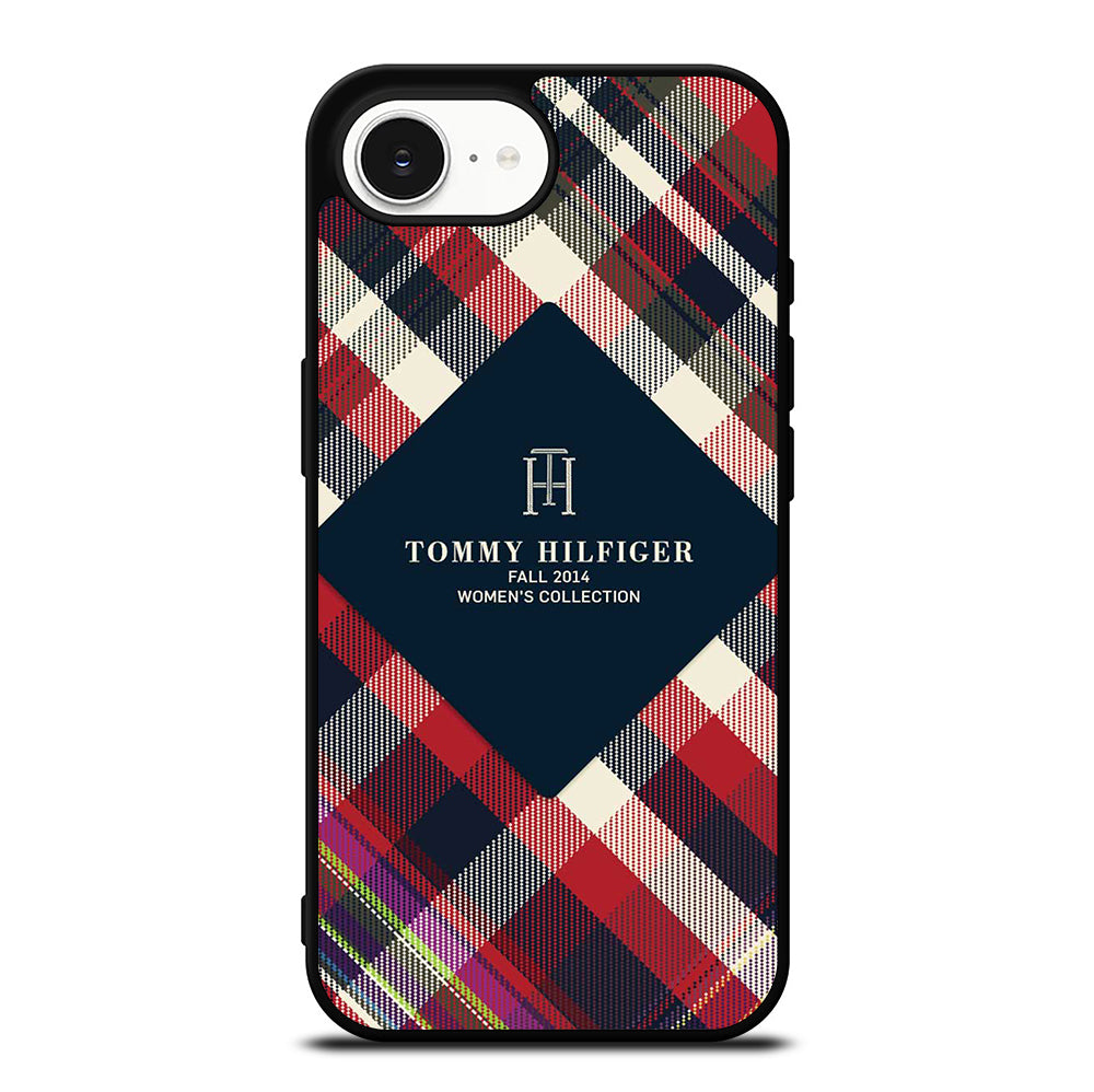 TOMMY HILFIGER LOGO PLAID iPhone 16e Case Cover