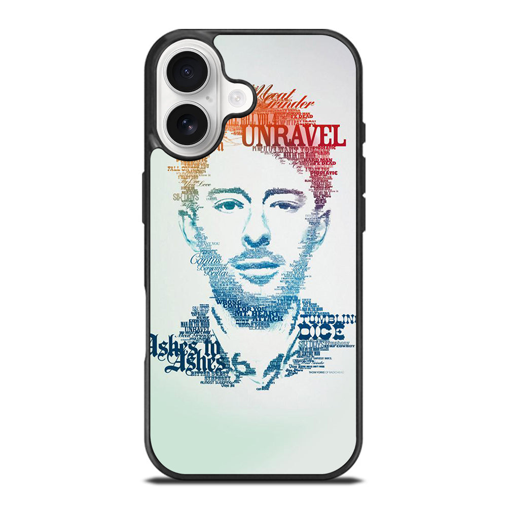 TOM YORKE RADIOHEAD QUOTE iPhone 17 Case Cover