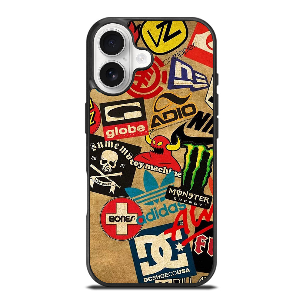 TOY MACHINE SKATEBOARD COLLAGE iPhone 17 Case Cover