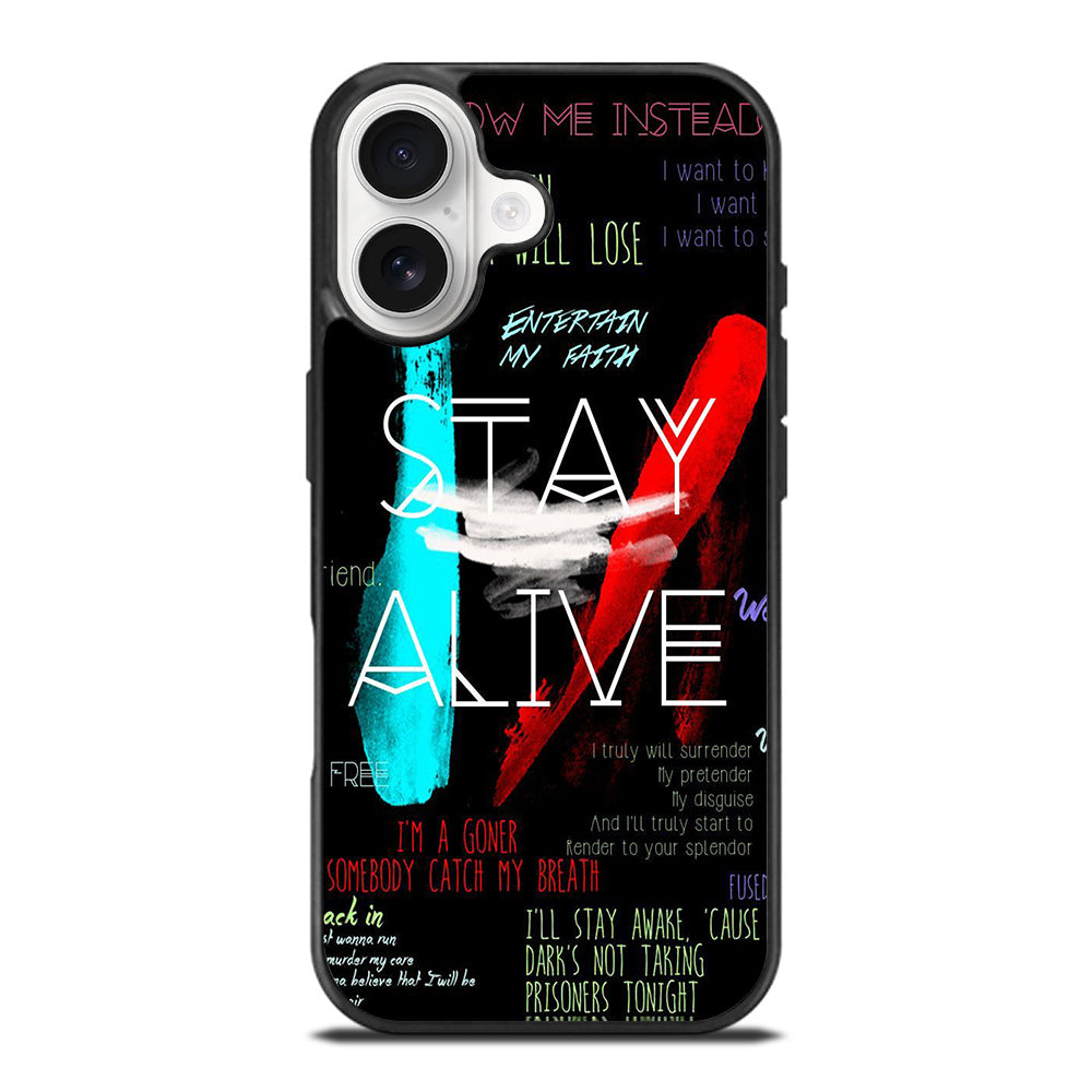 TWENTY ONE PILOTS STAY ALIVE LYRICS iPhone 17 Case Cover