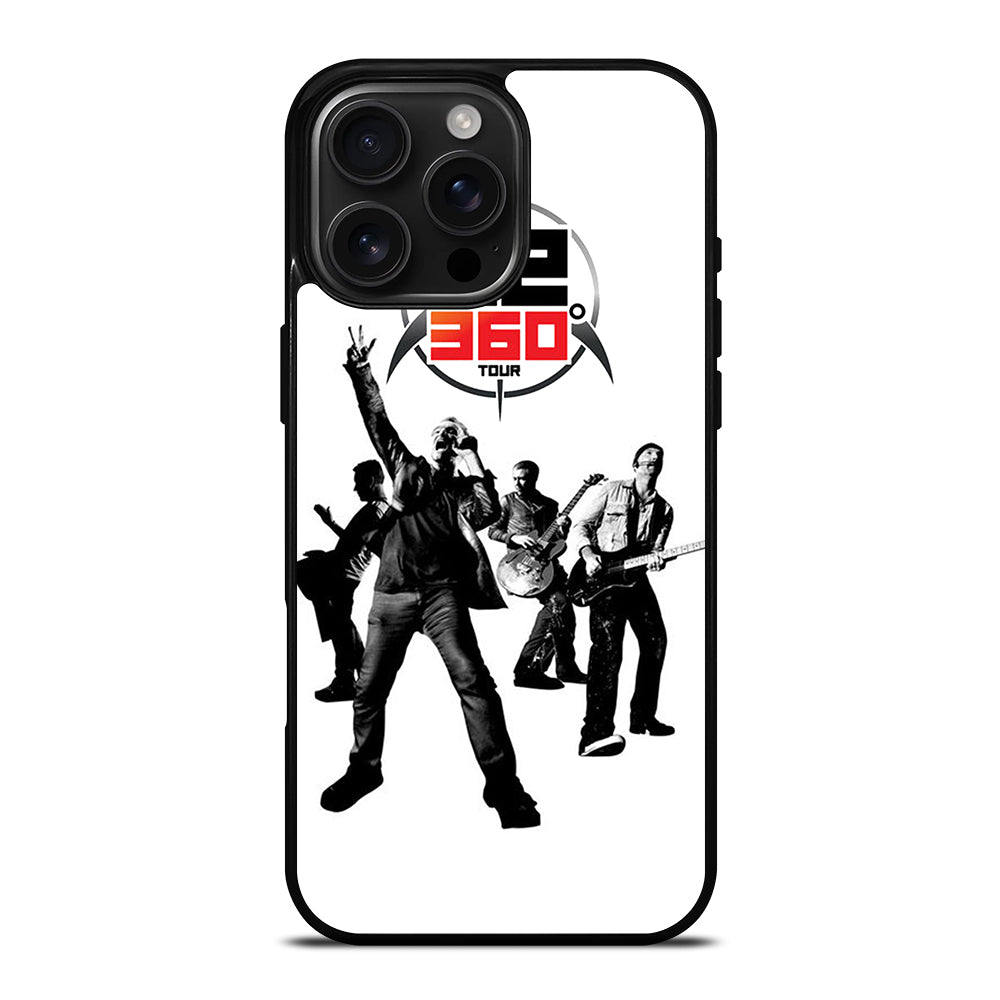 U2 BAND 360 TOUR iPhone 16 Pro Max Case Cover