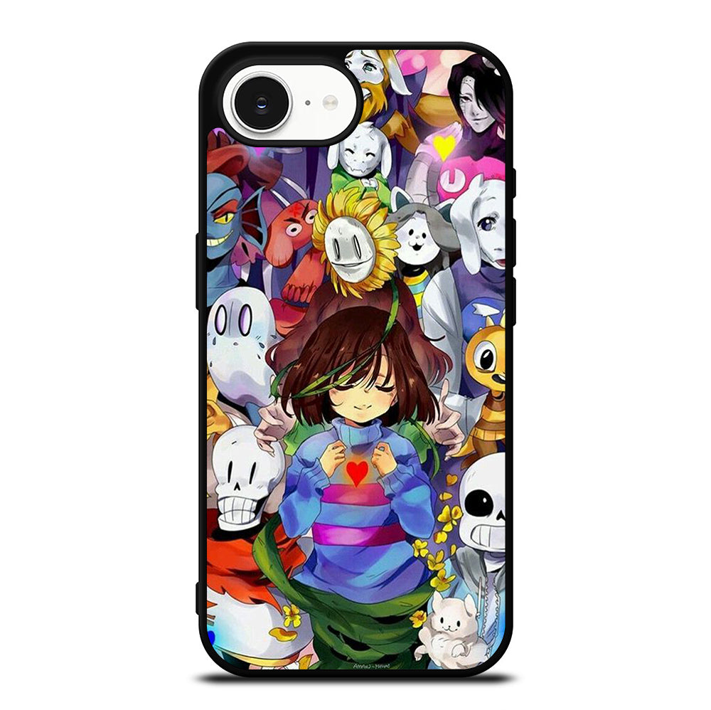 UNDERTALE ALL CHARACTER CARTOON 3 iPhone 16e Case Cover