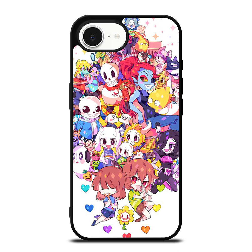 UNDERTALE ALL CHARACTER CARTOON iPhone 16e Case Cover