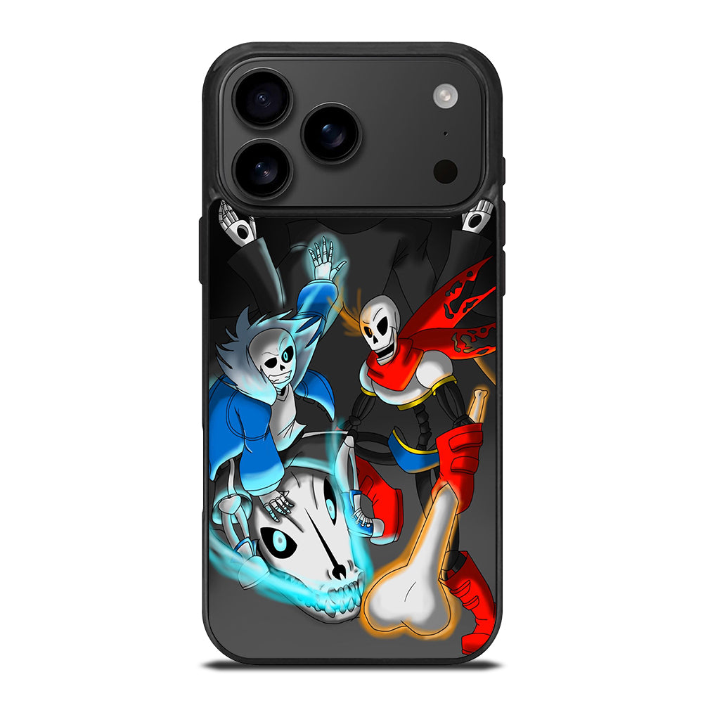 UNDERTALE PAPYRUS AND SANS ART iPhone 17 Pro Max Case Cover