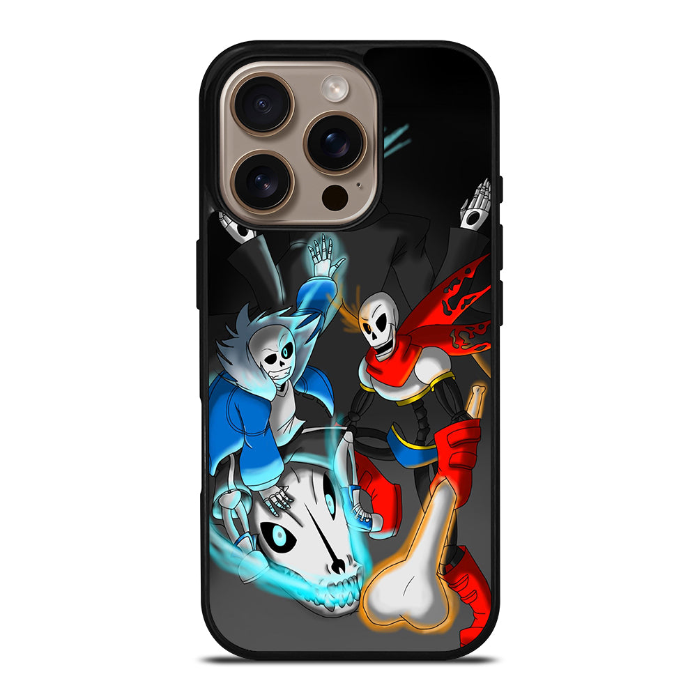 UNDERTALE PAPYRUS AND SANS ART iPhone 16 Pro Case Cover