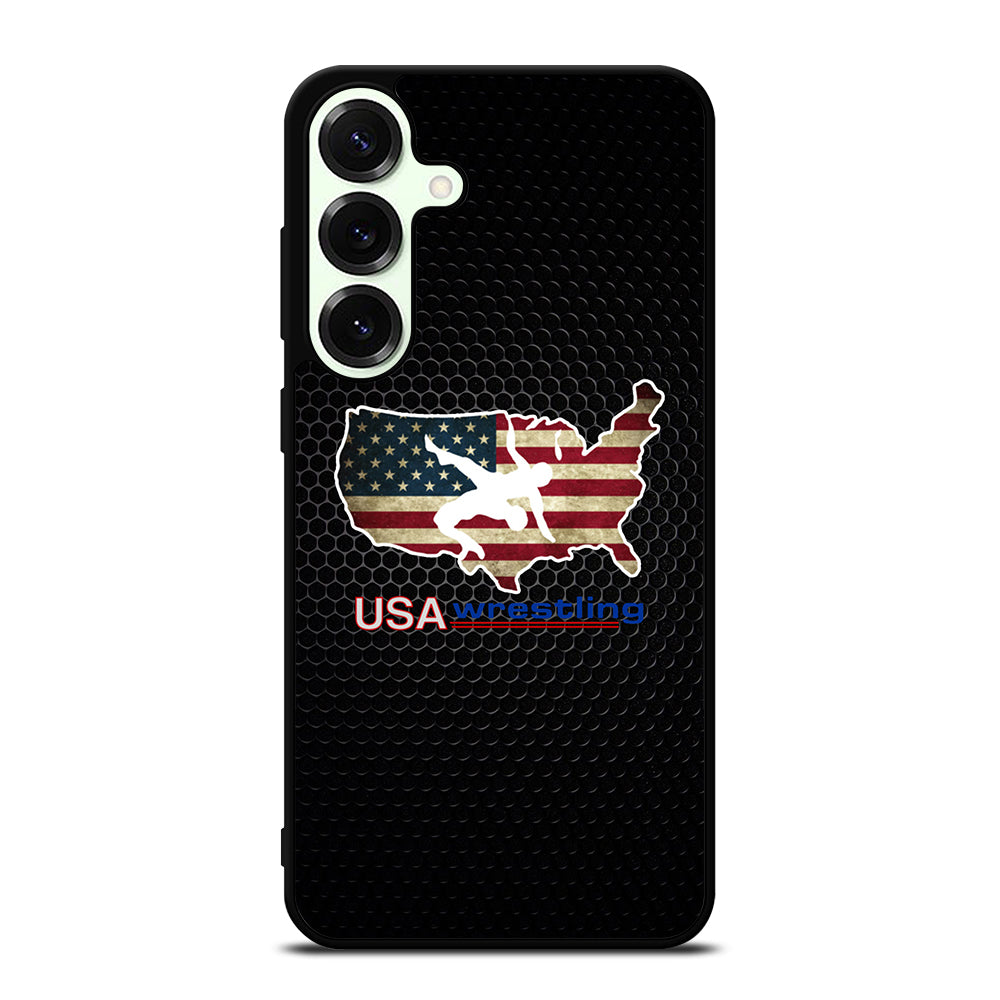 USA WRESTLING METAL LOGO Samsung Galaxy S26 Plus Case Cover