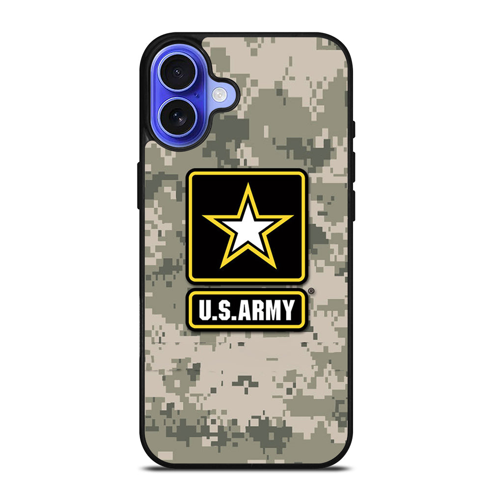 US ARMY USA MILITARY CAMO LOGO iPhone 16 Case Cover