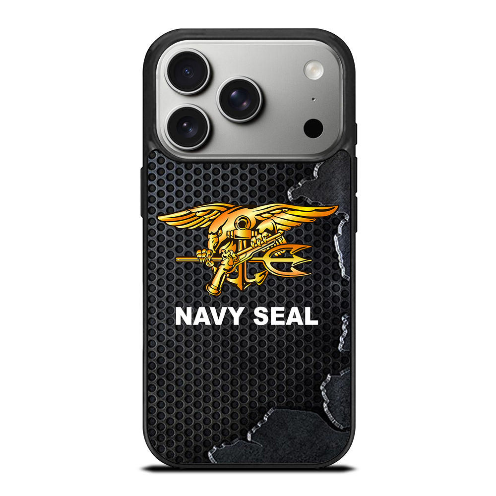US NAVY SEAL LOGO METAL iPhone 17 Pro Case Cover