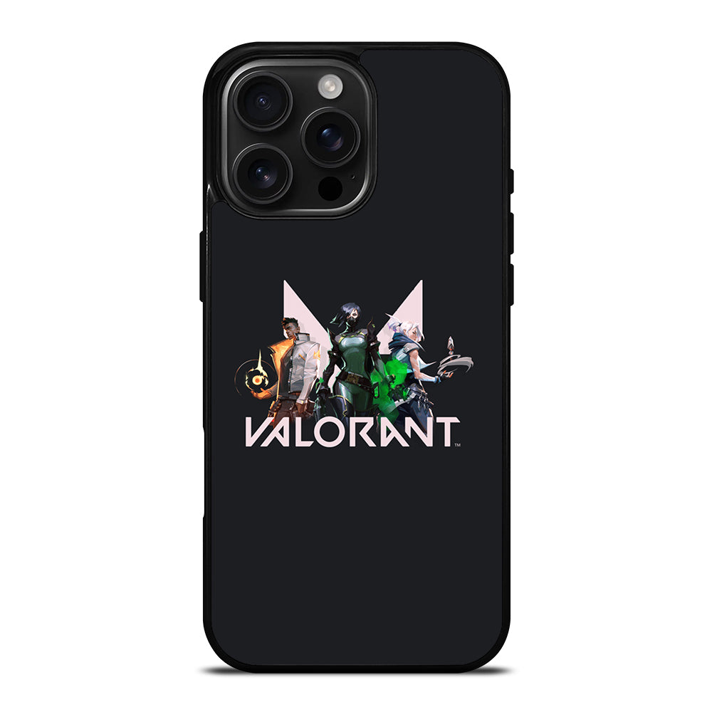 VALORANT LOGO CHARACTER iPhone 16 Pro Max Case Cover
