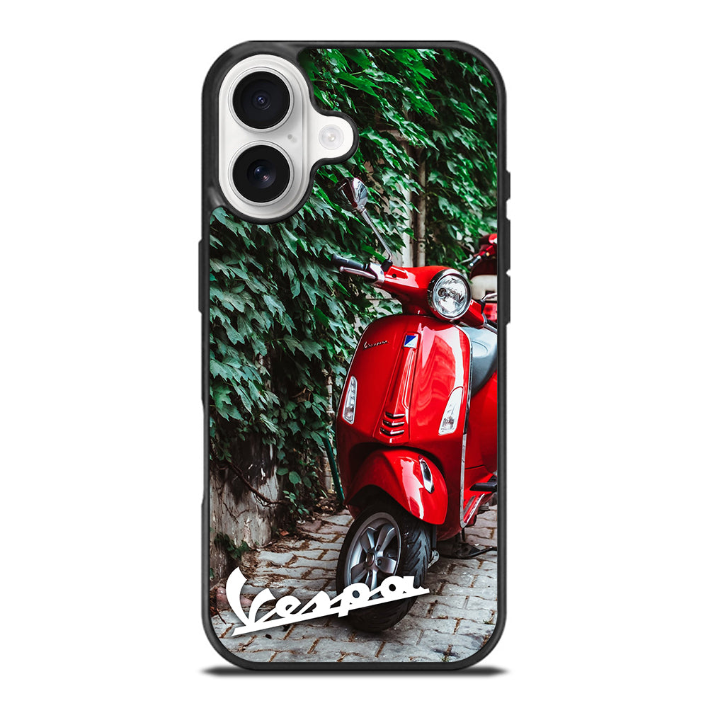 VESPA PIAGGIO RED MOTORCYCLE iPhone 17 Case Cover