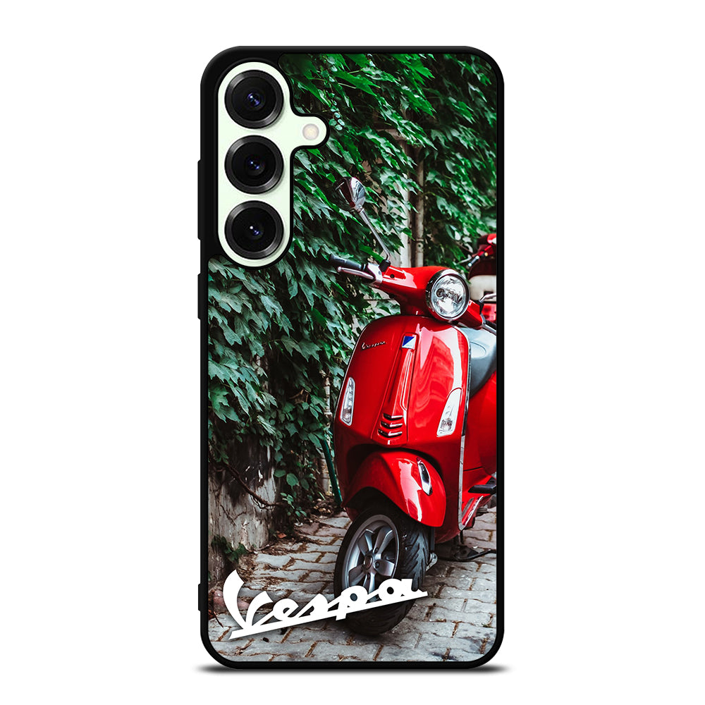 VESPA PIAGGIO RED MOTORCYCLE Samsung Galaxy S25 Plus Case Cover