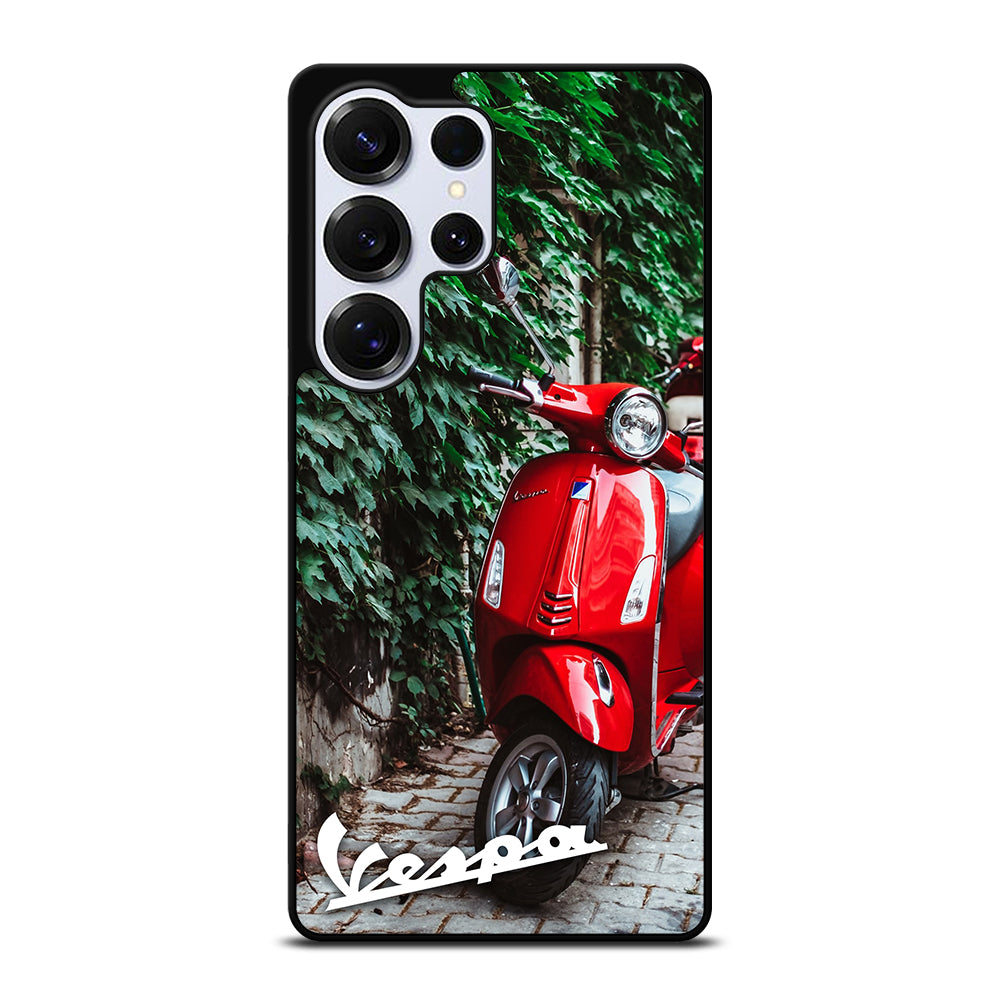 VESPA PIAGGIO RED MOTORCYCLE Samsung Galaxy S25 Ultra Case Cover
