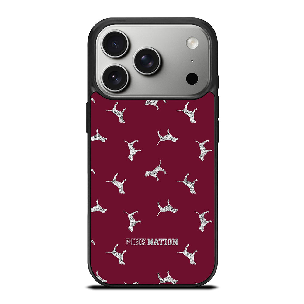 VICTORIA'S SECRET PINK NATION DOG iPhone 17 Pro Case Cover