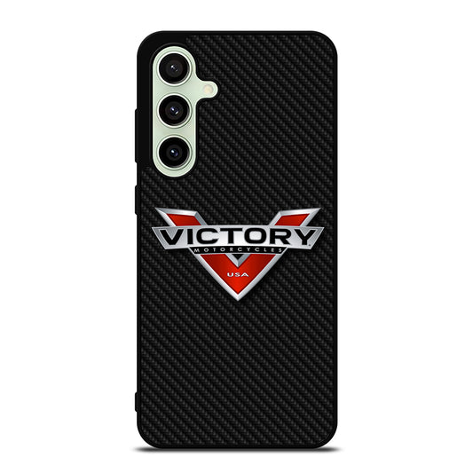 VICTORY MOTORCYCLES CARBON LOGO Samsung Galaxy S24 FE Case Cover