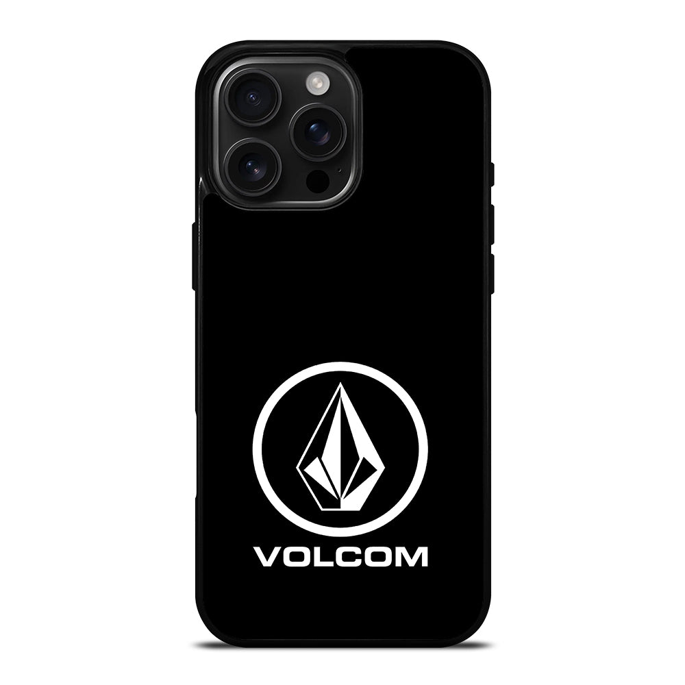 VOLCOM LOGO BLACK iPhone 16 Pro Max Case Cover