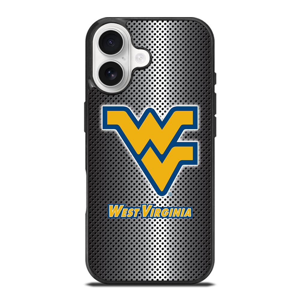 WEST VIRGINIA MOUNTAINEERS METAL LOGO iPhone 17 Case Cover