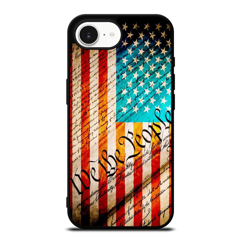 WE THE PEOPLE AMERICAN FLAG iPhone 16e Case Cover