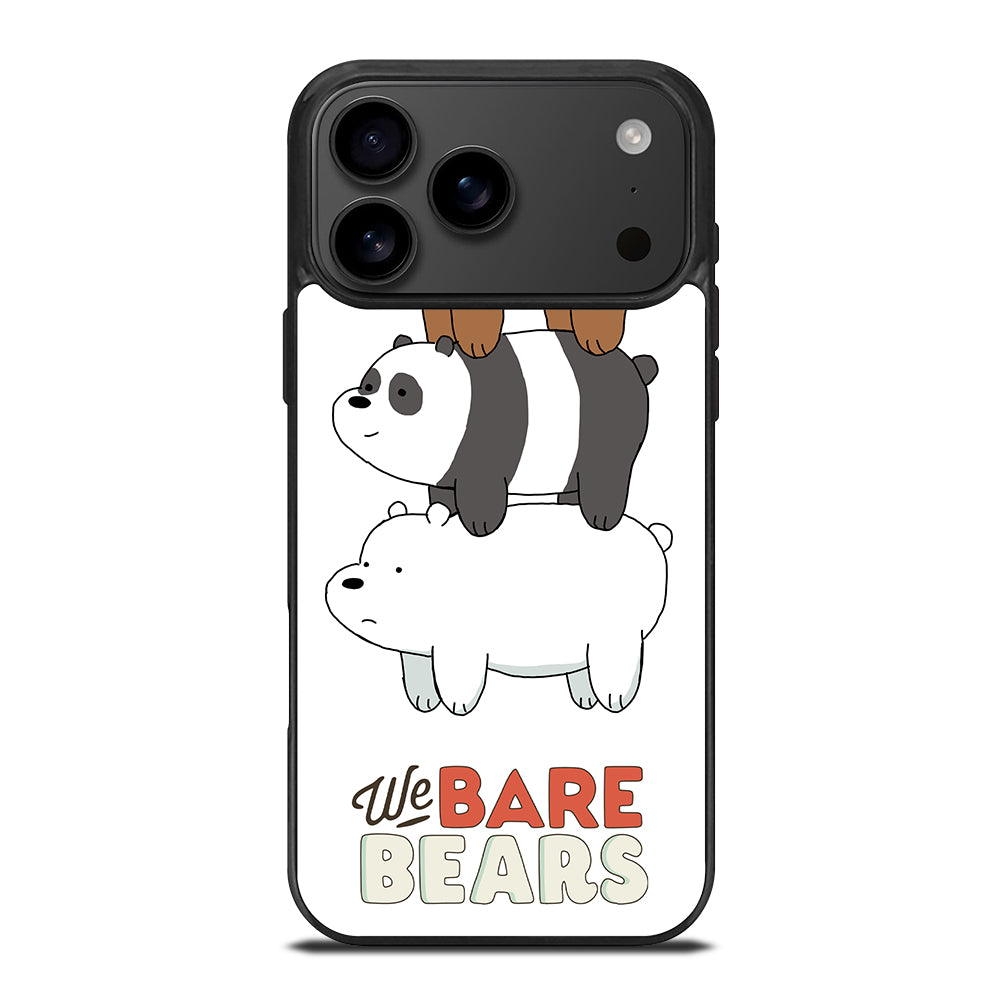 WHO WE BEAR PANDA BEAR CARTOON iPhone 17 Pro Max Case Cover
