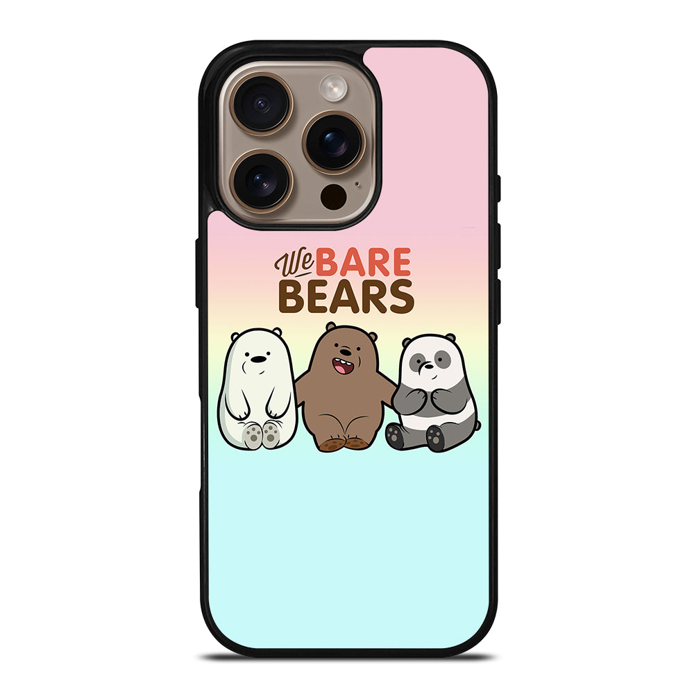 WHO WE BEAR PANDA BEAR COLOR FULL iPhone 16 Pro Case Cover