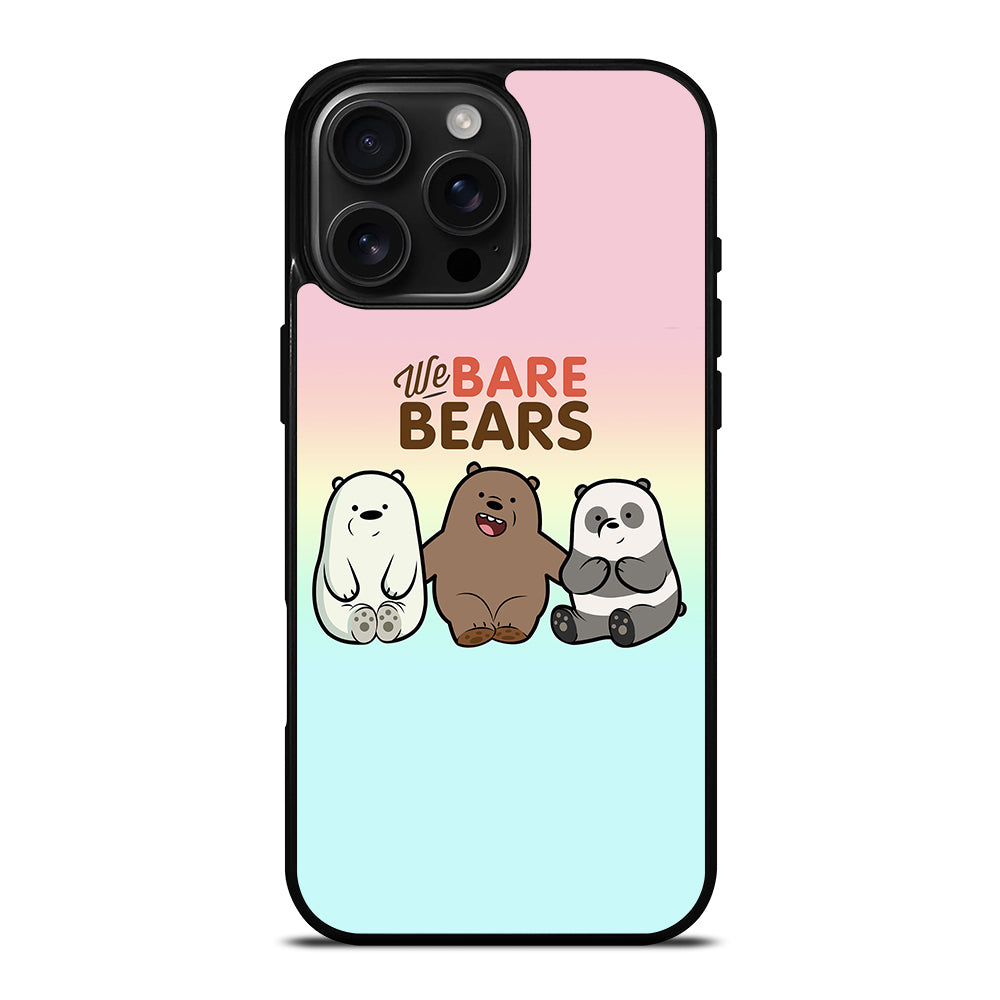 WHO WE BEAR PANDA BEAR COLOR FULL iPhone 16 Pro Max Case Cover