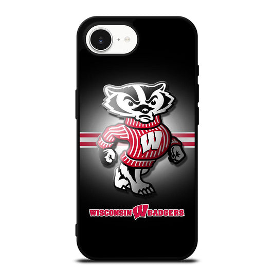 WISCONSIN BADGERS FOOTBALL 1 iPhone 16e Case Cover