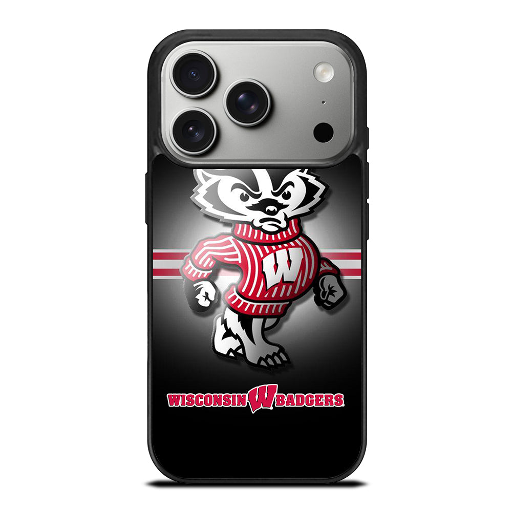 WISCONSIN BADGERS FOOTBALL 1 iPhone 17 Pro Case Cover