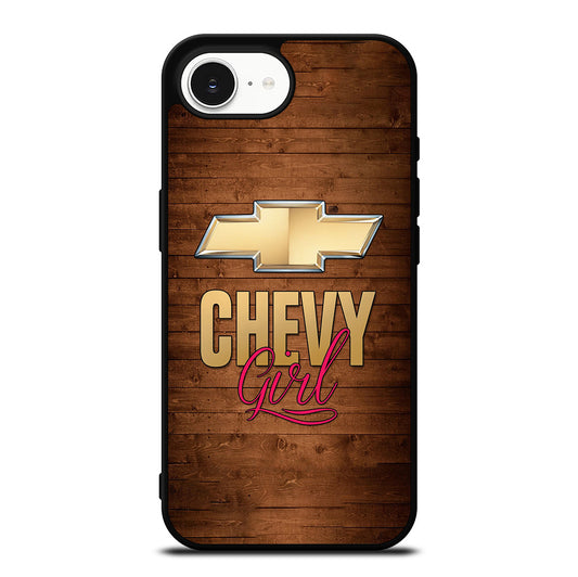 WOODEN CHEVY GIRL iPhone 16e Case Cover