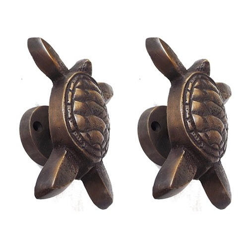 Pair of Vintage Turtle Curtain Tie Backs