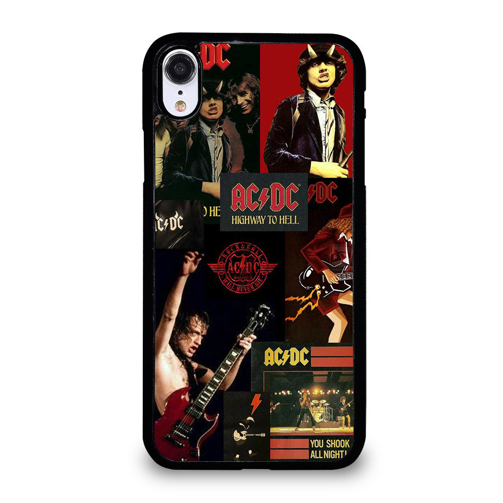 ACDC ROCK BAND COLLAGE iPhone XR Case Cover