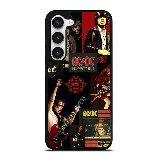 ACDC ROCK BAND COLLAGE Samsung Galaxy S23 Case Cover