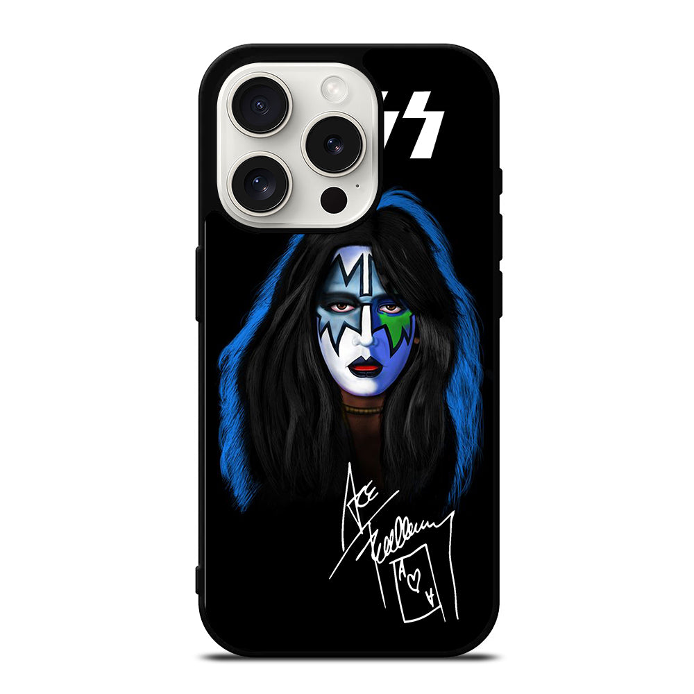 ACE FREHLEY SIGNATURE KISS BAND iPhone 15 Pro Case Cover