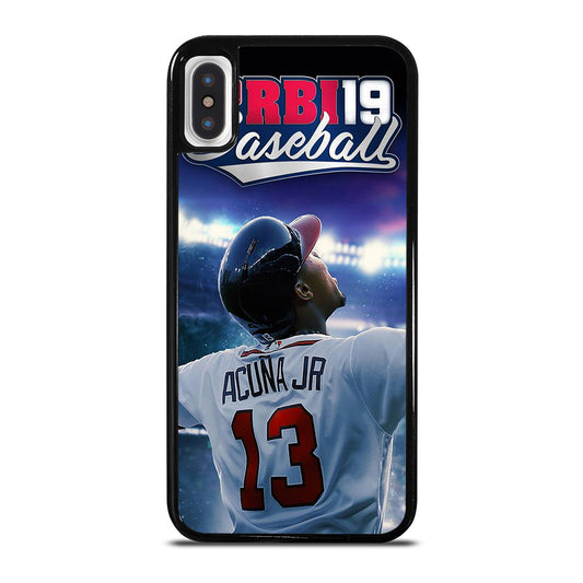 ACUNA JR ATLANTA BRAVES 13 BASEBALL iPhone X / XS Case Cover