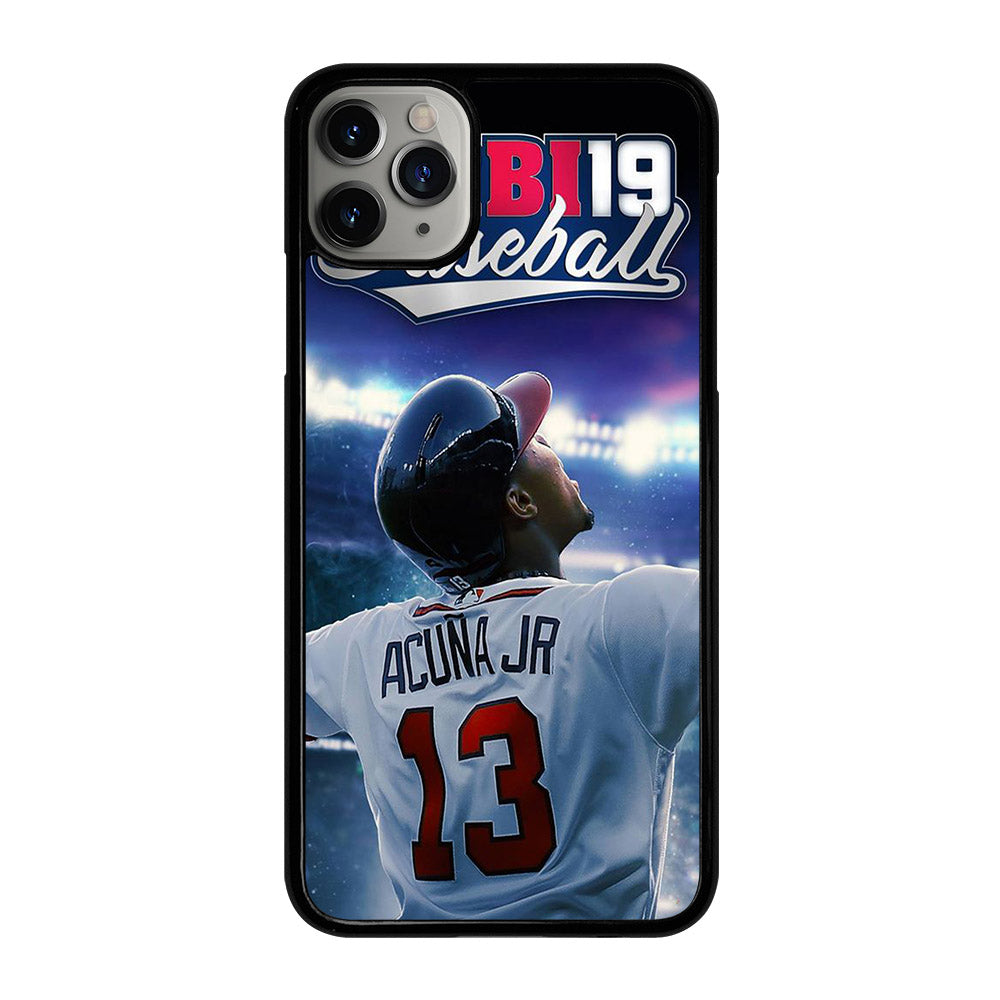 ACUNA JR ATLANTA BRAVES 13 BASEBALL iPhone 11 Pro Max Case Cover