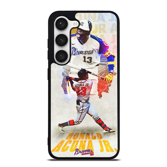 ACUNA JR ATLANTA BRAVES NBA Samsung Galaxy S23 Case Cover